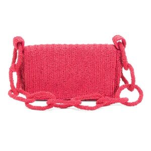 NWT Made in India Hot Pink Sparkle Chain Shoulder Bag
